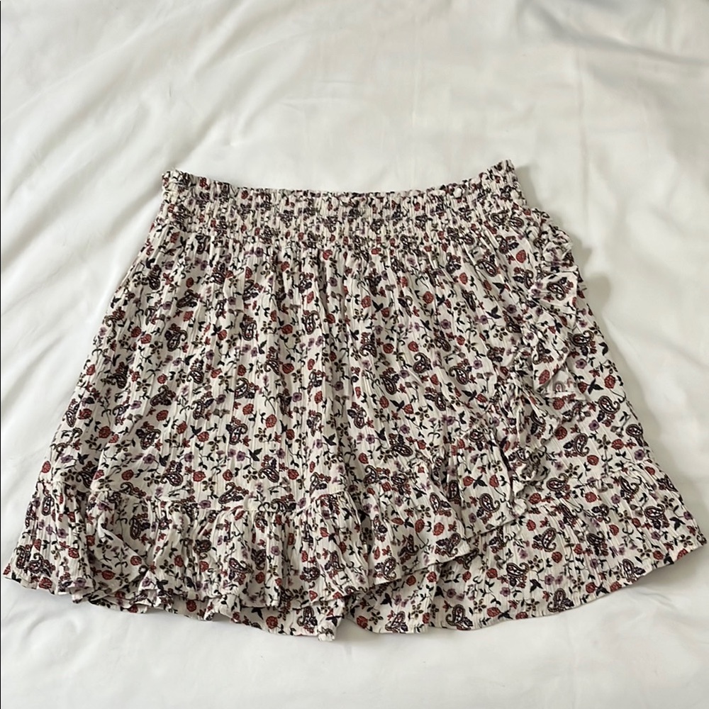 Floral Print Skirt